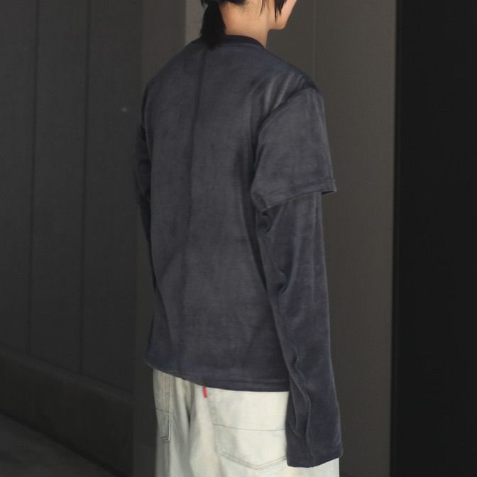 【残りわずか】Velour Double Layer Long Sleeve T-shirt
