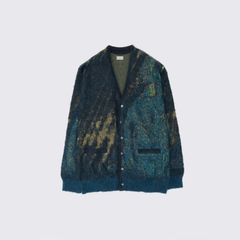 【残り一点】Abstract Jaquard Mohair Cardigan