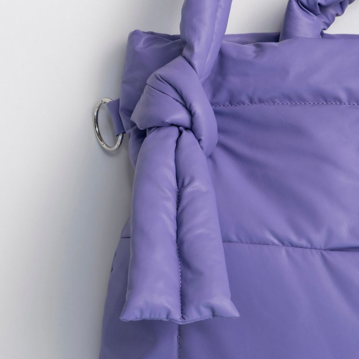 【残り一点】Vegan Leather Big Pillow Bag