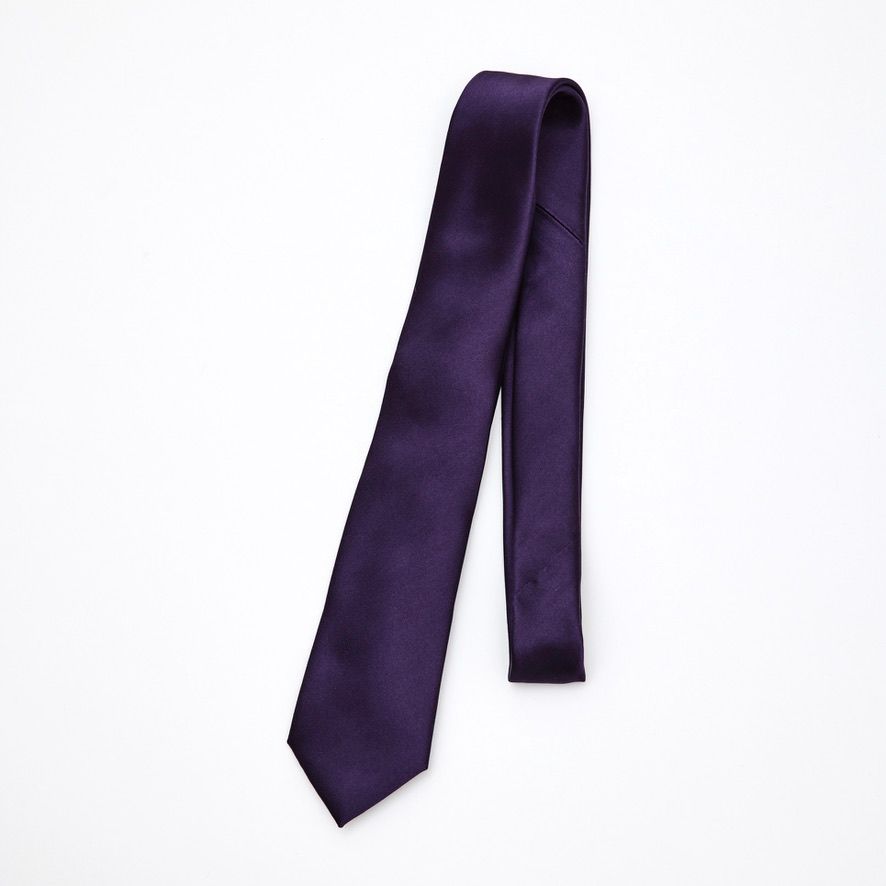 【残り一点】70mm Narrow Tie(PURPLE)