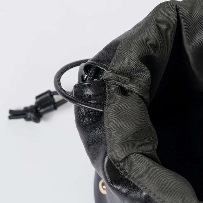 【残り一点】Multi Fabric Drawstring Bag