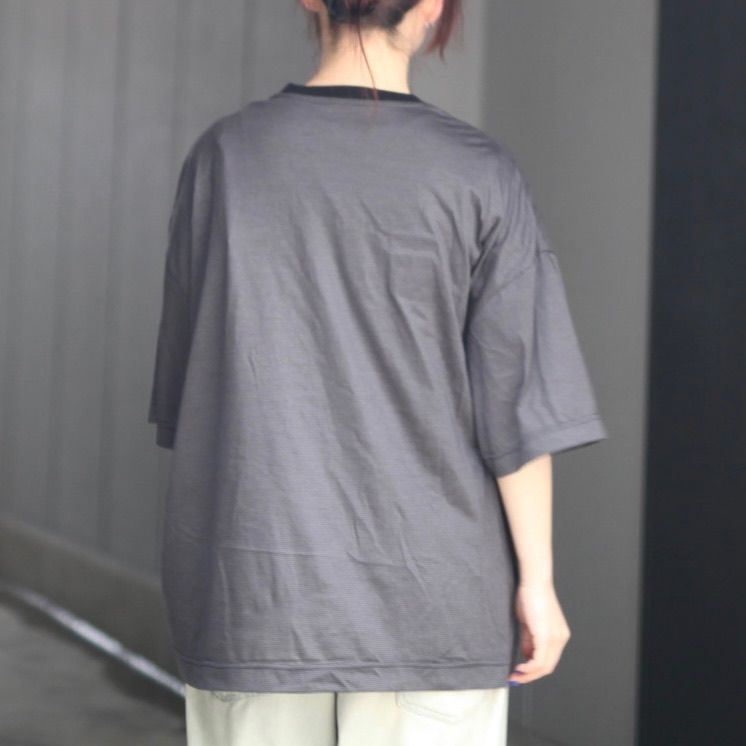 【残り一点】32G Wool Stripe SS Tee