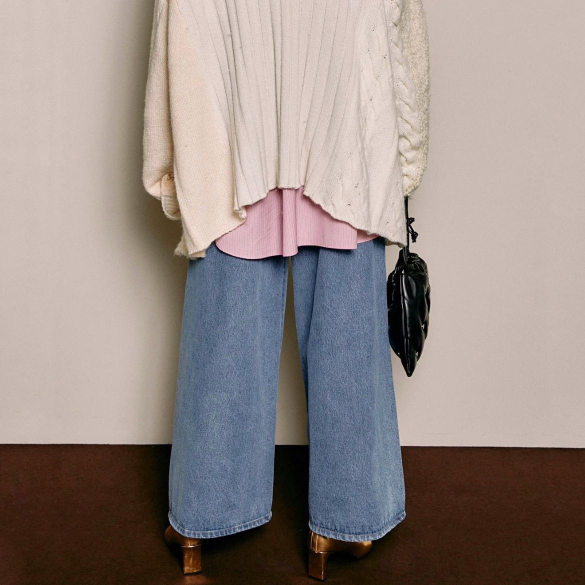 MAISON SPECIAL - 【残り一点】Studs Side Line Wide Denim | ACRMTSM