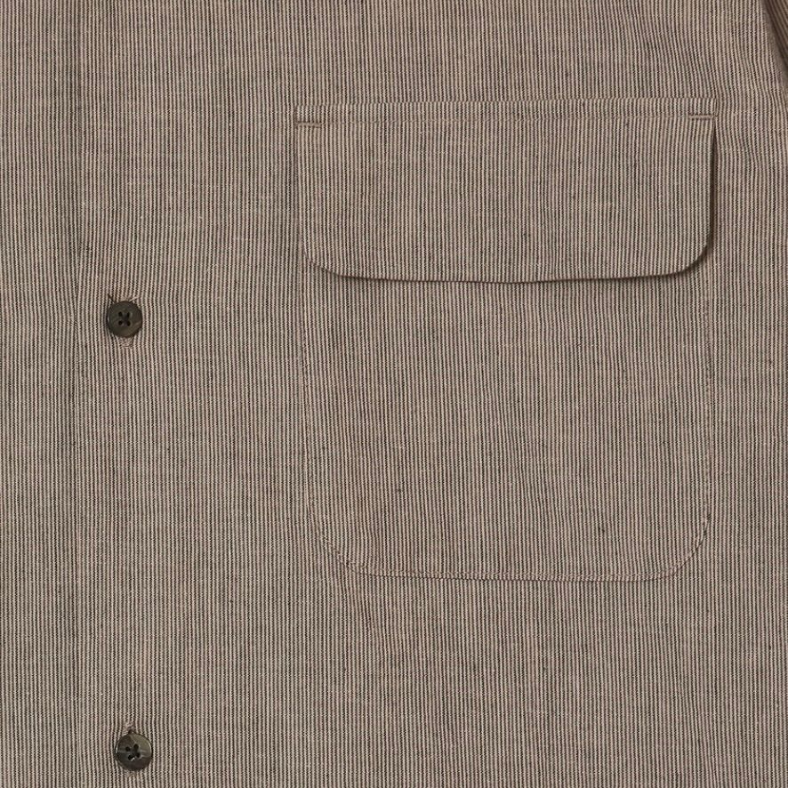 【残り一点】Linen Open Collor Shirt