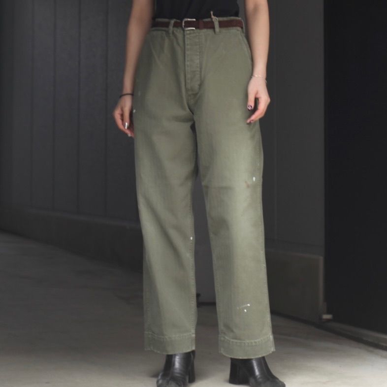 【再販売通知受付可能】USMC HBT Pants