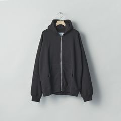 【残りわずか】Loopwheel Cotton Sweat Zip Hoody