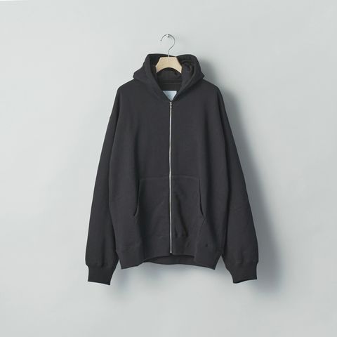 【残りわずか】Loopwheel Cotton Sweat Zip Hoody