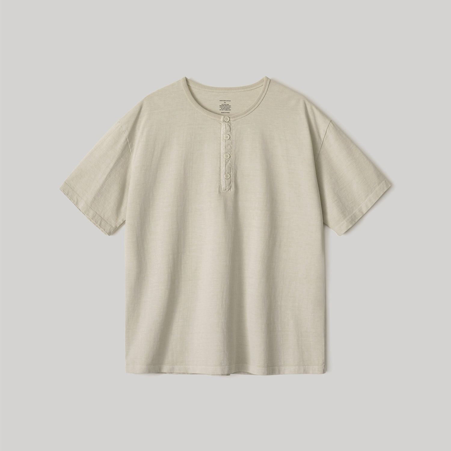 【残り一点】French Henry Neck Garment Tee