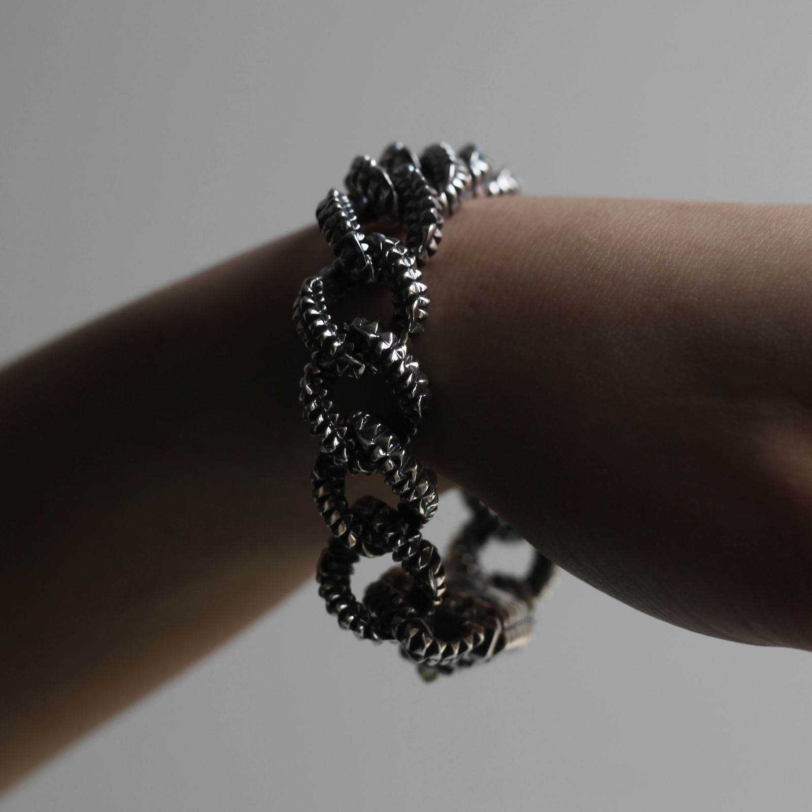 【お取り寄せ注文可能】Cuban Chain Bracelet(SILVER×GOLD)