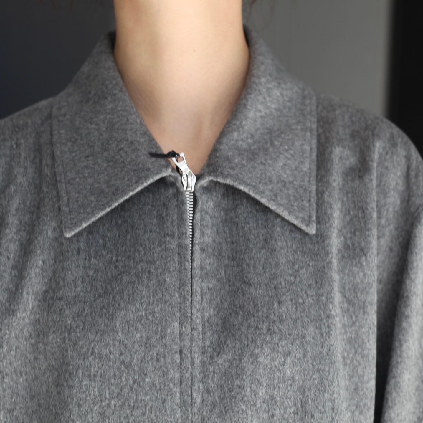 【残りわずか】W/CA Beaver Zip Short Jacket