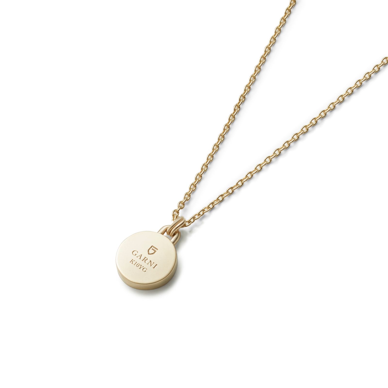 【お取り寄せ注文可能】K10 Engrave Coin Pendant_S