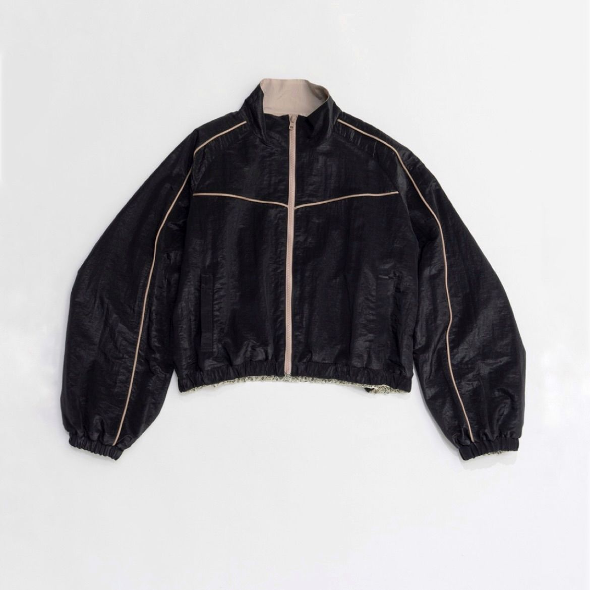 【残り一点】リバーシブルレースブルゾン
