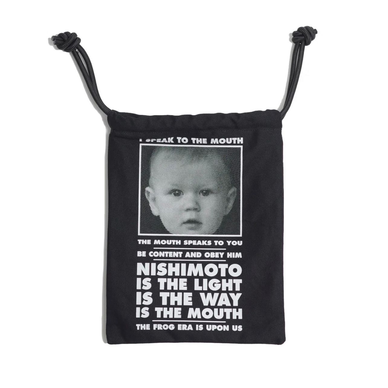 【残りわずか】Big Drawstring Bag(BLACK)