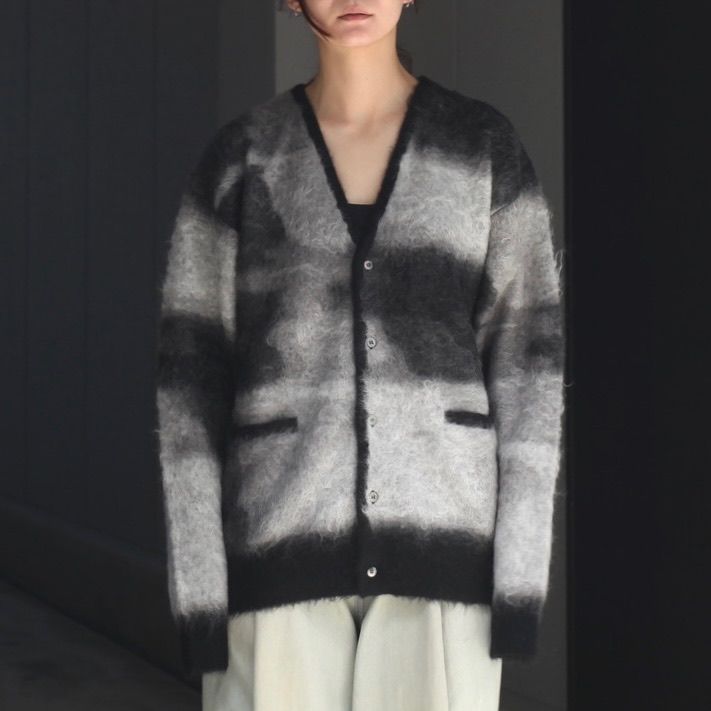 【残り一点】Kid Mohair Jacquard Cardigan