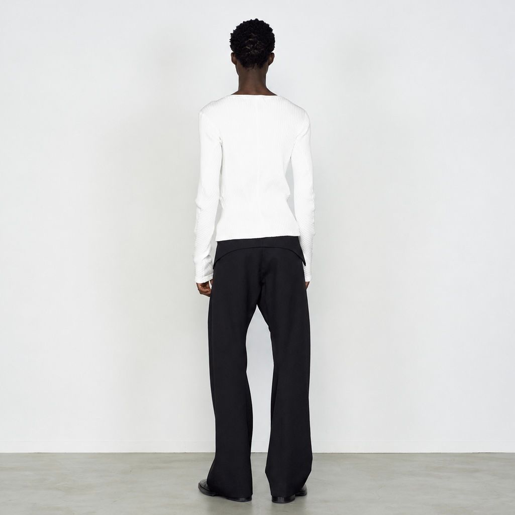 【残り一点】Ribbed Long Sleeve T-shirt