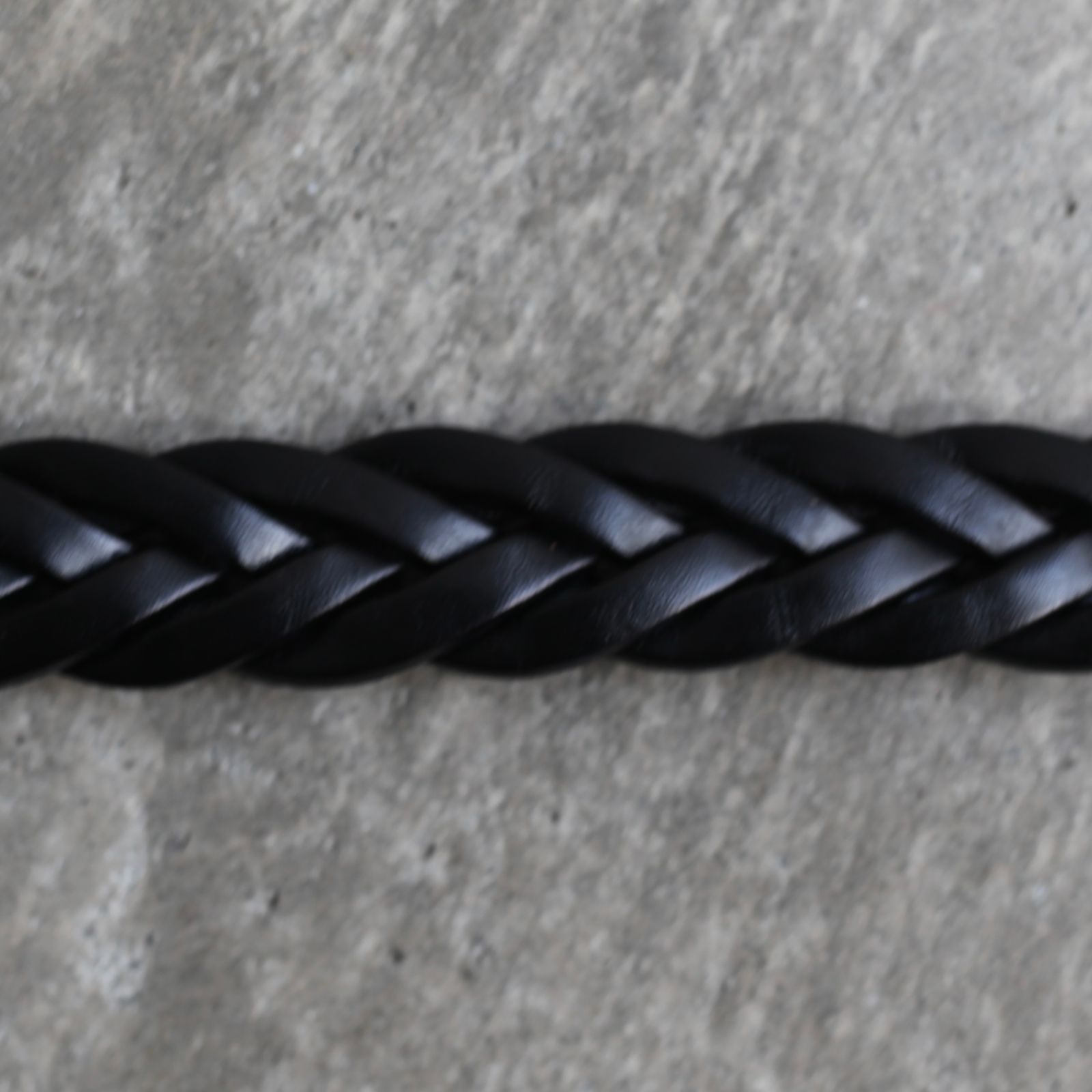 【残り一点】1/4 Braided Belt(BLACK)