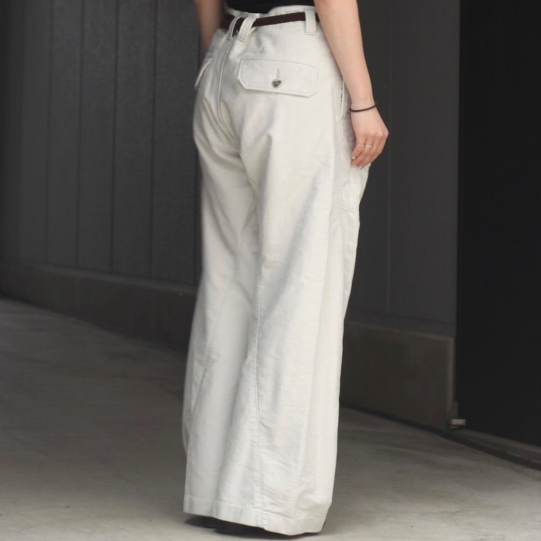【残り一点】Tucked Wide Leg Trousers
