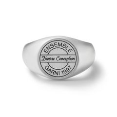 【お取り寄せ注文可能】Engrave Coin Ring