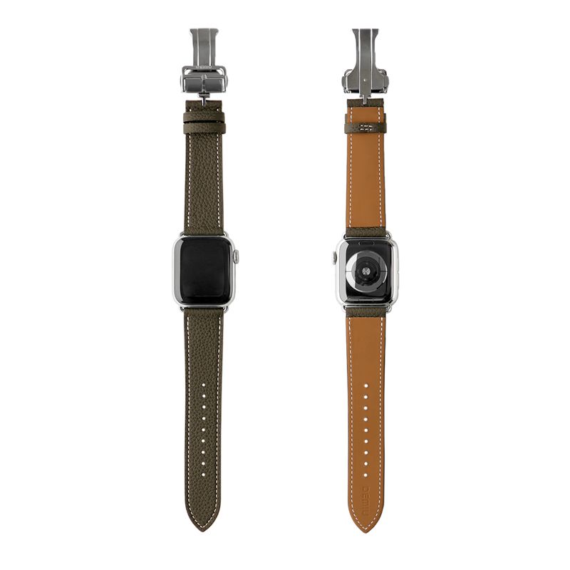 【残りわずか】Apple Watch Band(ETOUPE×SILVER)