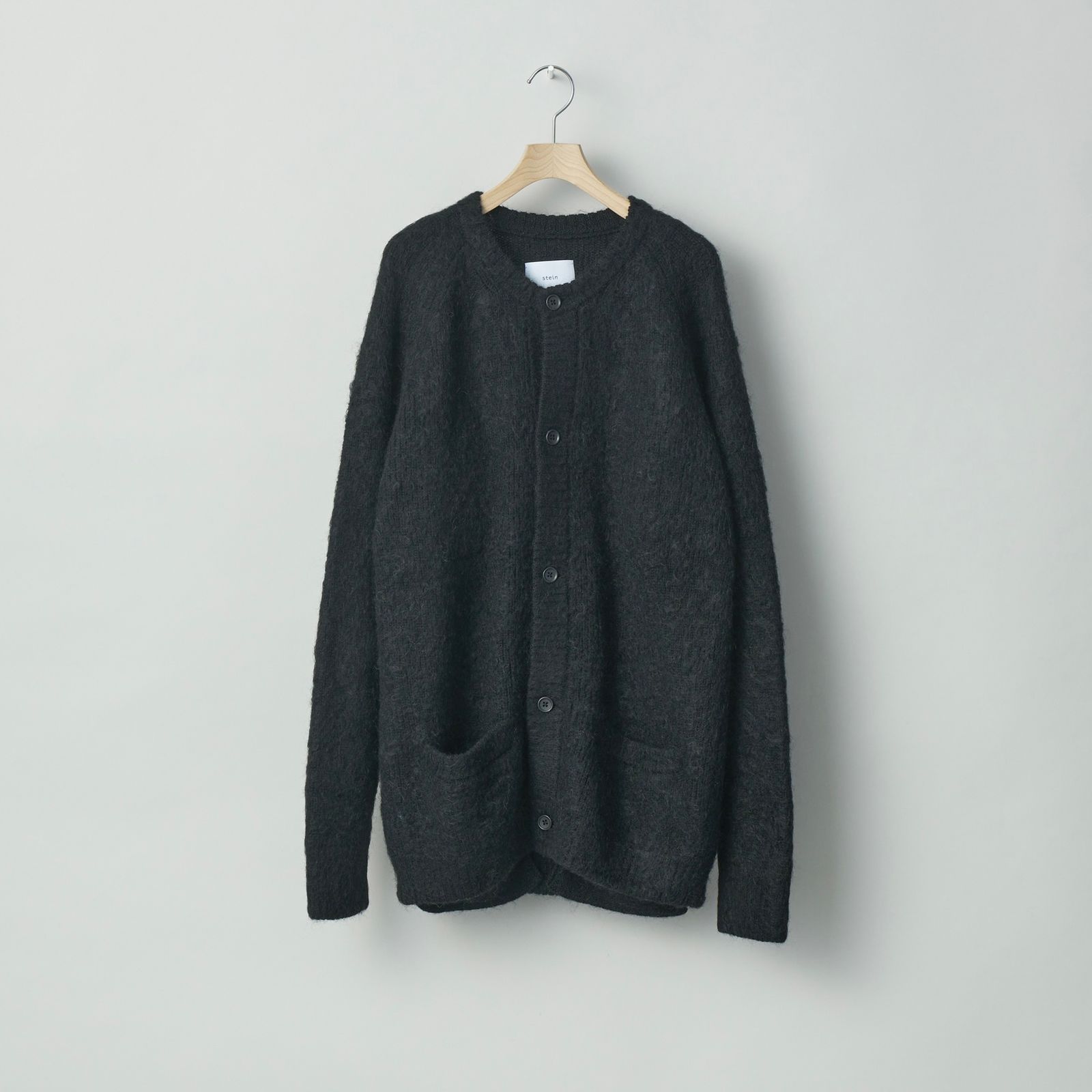 話題の行列 カーディガン stein kid mohair cardigan 20aw