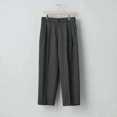 【残り一点】Belted Wide Straight Trousers(2/72 WOOL GABARDINE)