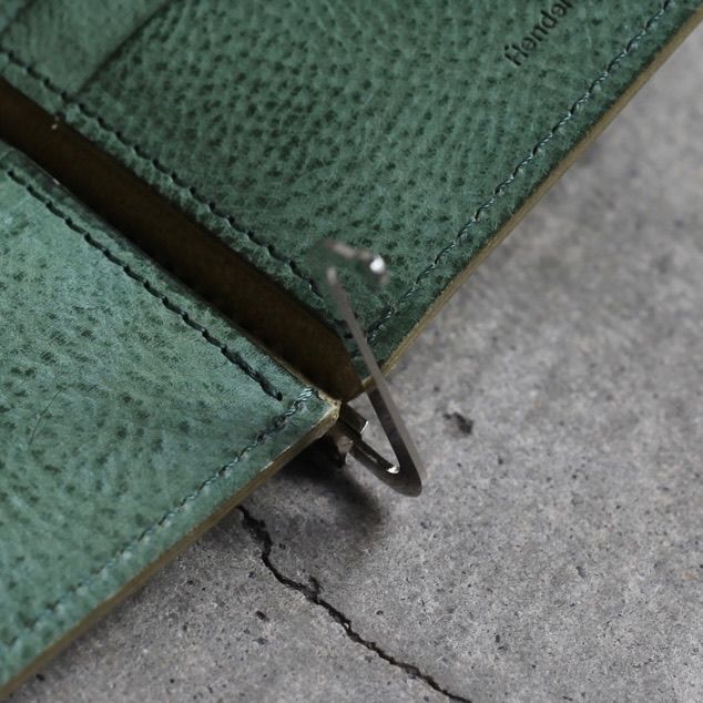 【再販売通知受付可能】Money Clip(GREEN)