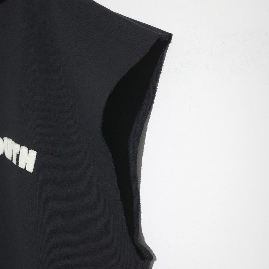 【残り一点】Cut Off Wide Zip N/S Sweat Hoodie
