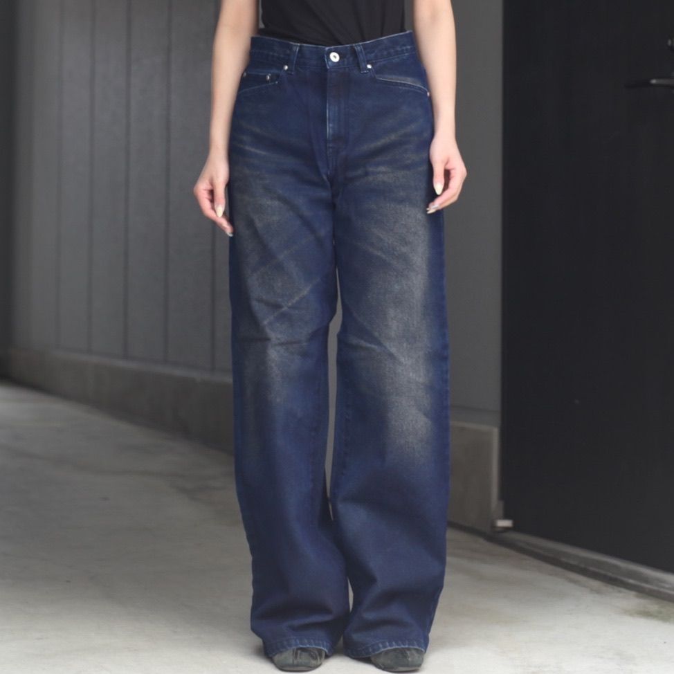 【残り一点】Flocked Denim Pants
