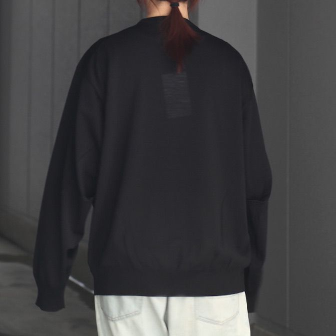 【残り一点】Wool Silk Knit Tucked L/S