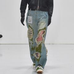 【残りわずか】Warp Hole Denim Moss Ver.