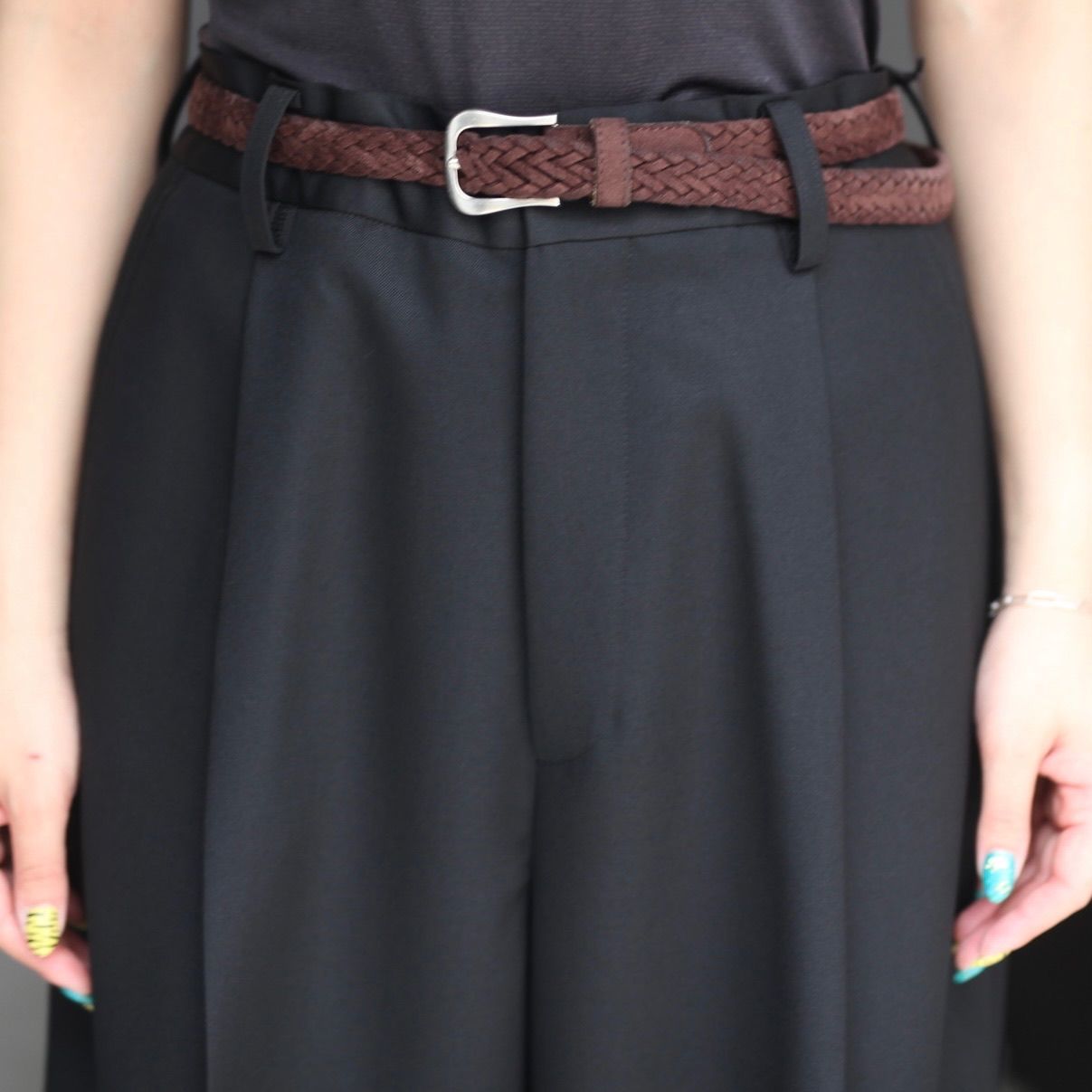 【残りわずか】Extra Wide Trousers(2/60 WOOL GABARDINE)