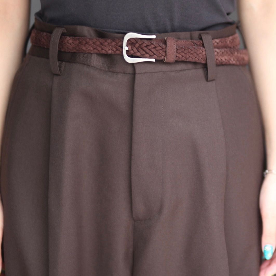 【残りわずか】Extra Wide Trousers(2/60 WOOL GABARDINE)