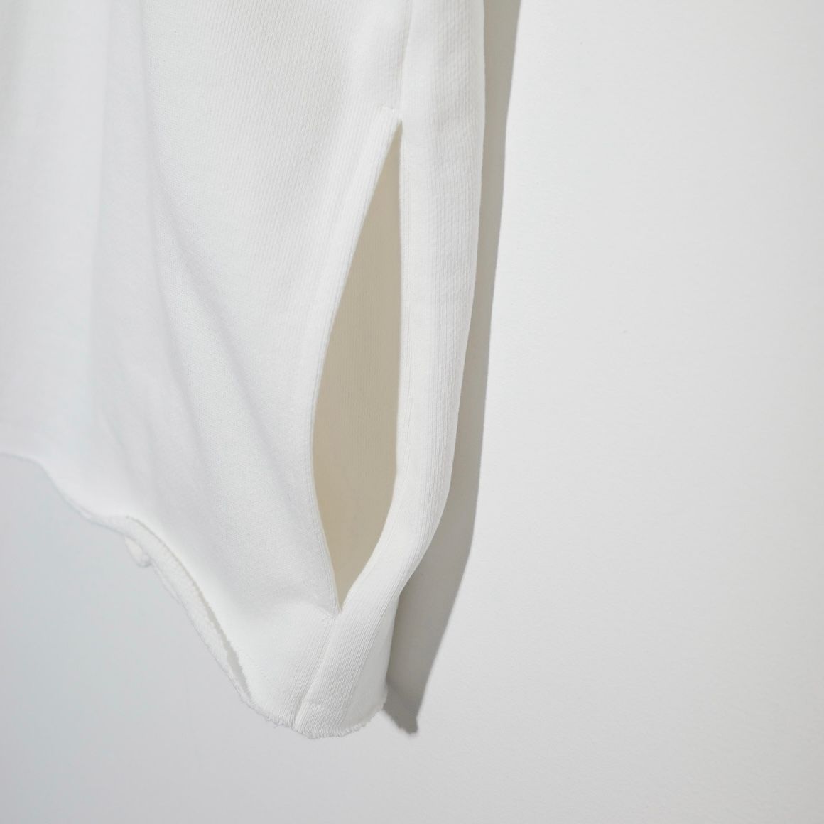 【残り一点】Cut Off Wide Zip N/S Sweat Hoodie