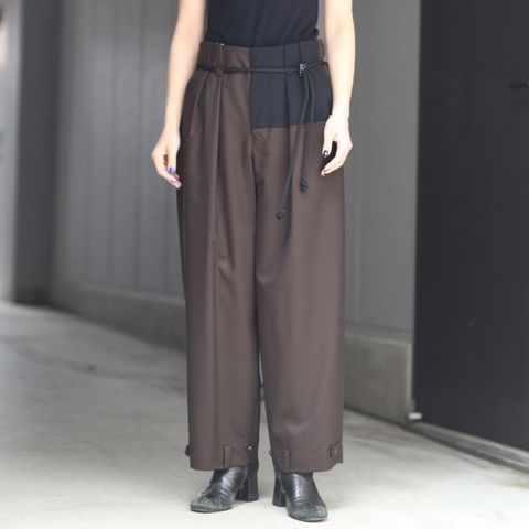 【残り一点】Bicolor Squeeze Slacks