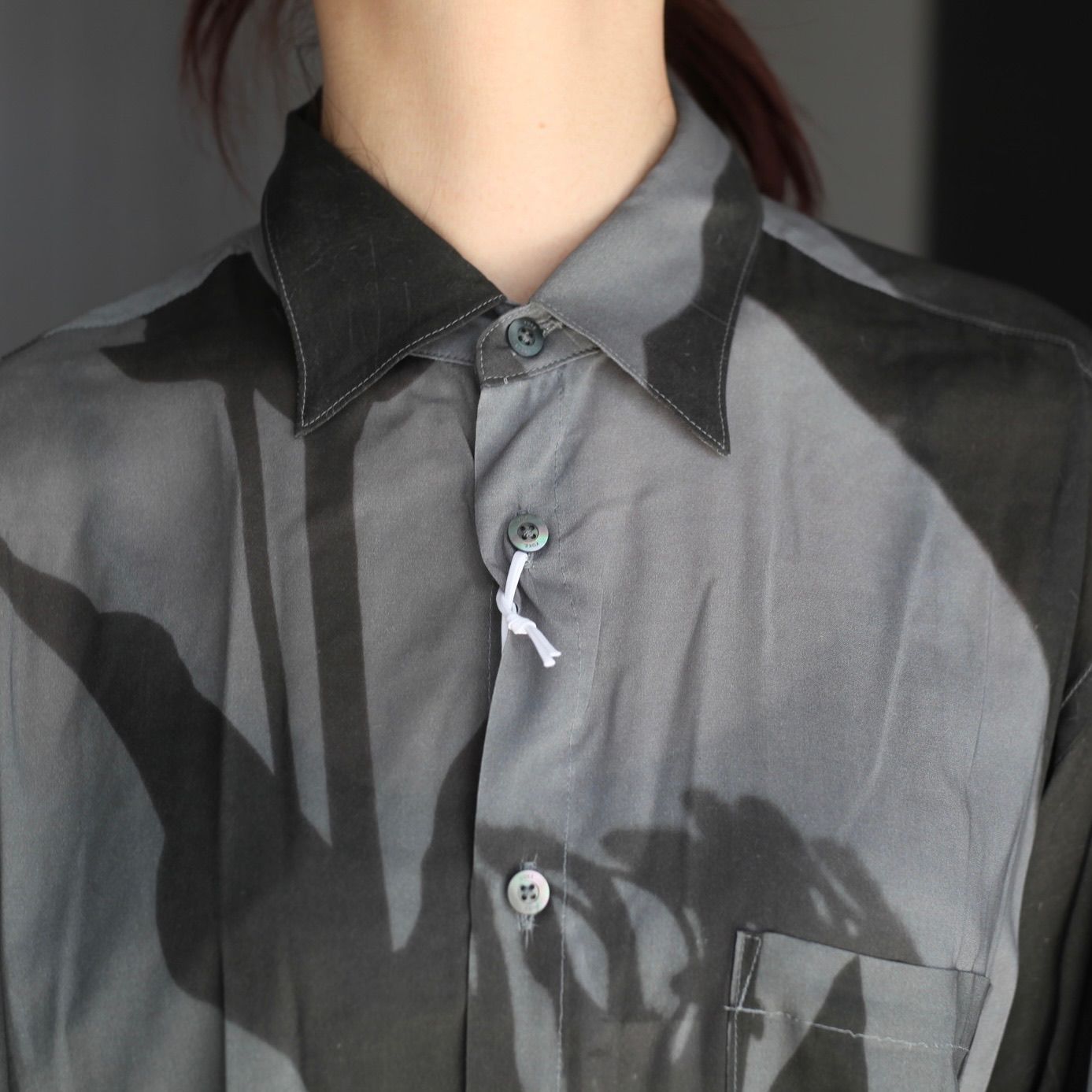 【残り一点】Photogram Printed Rayon Shirt