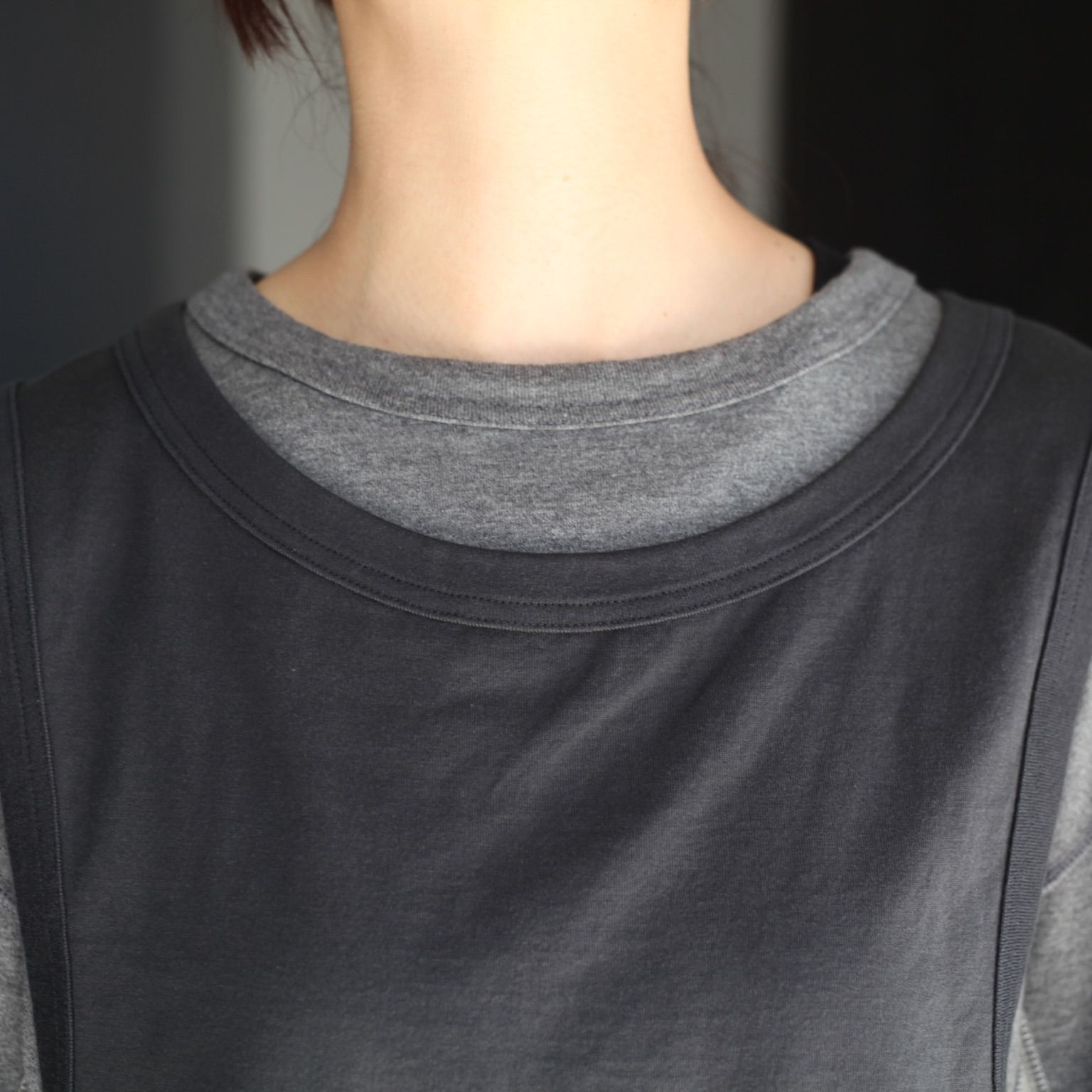 【残り一点】Panelled Multi Layerd T-Shirt