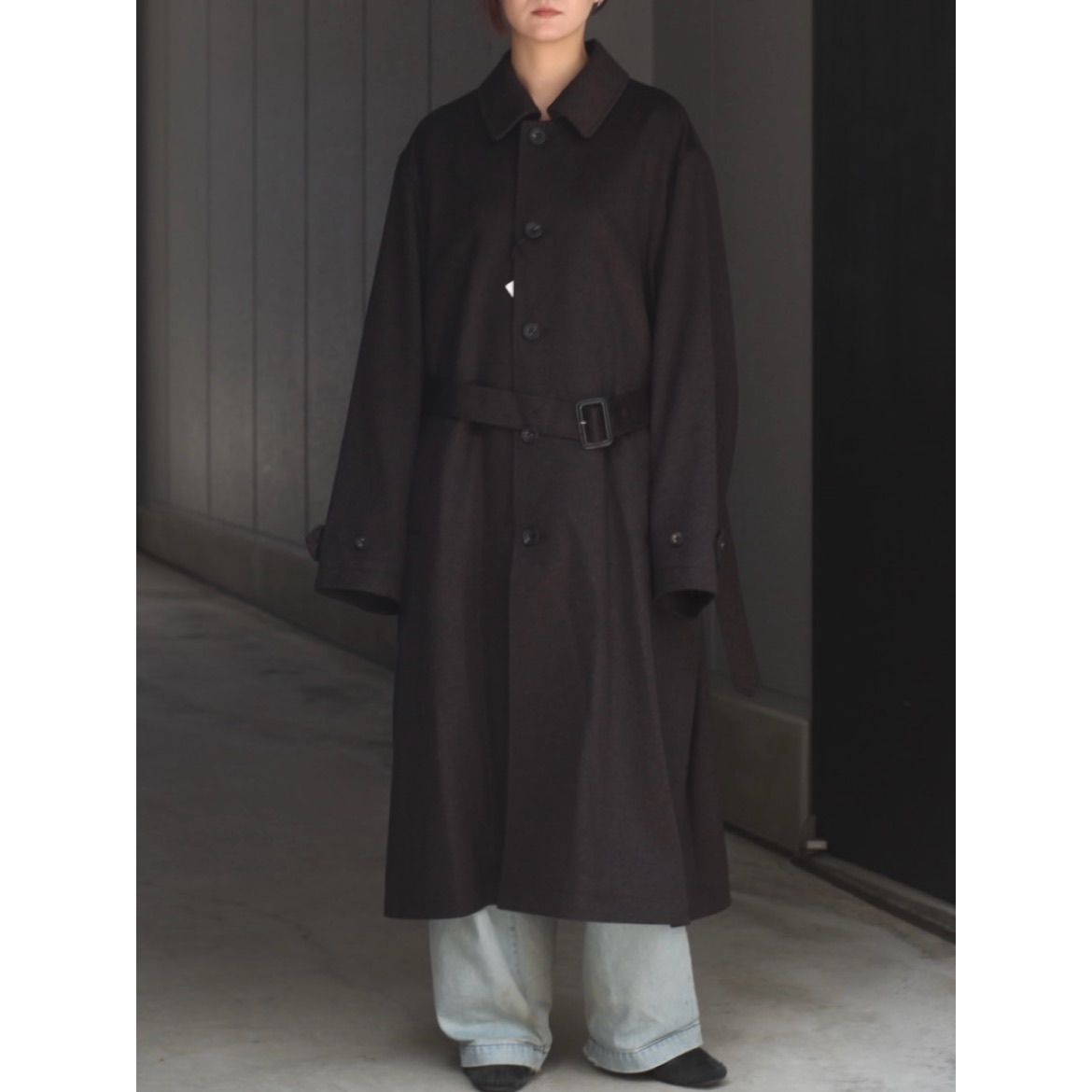 【残り一点】Oversized Investigated Coat(CASHMERE)