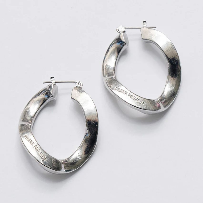 【残り一点】Curve Chain Earrings