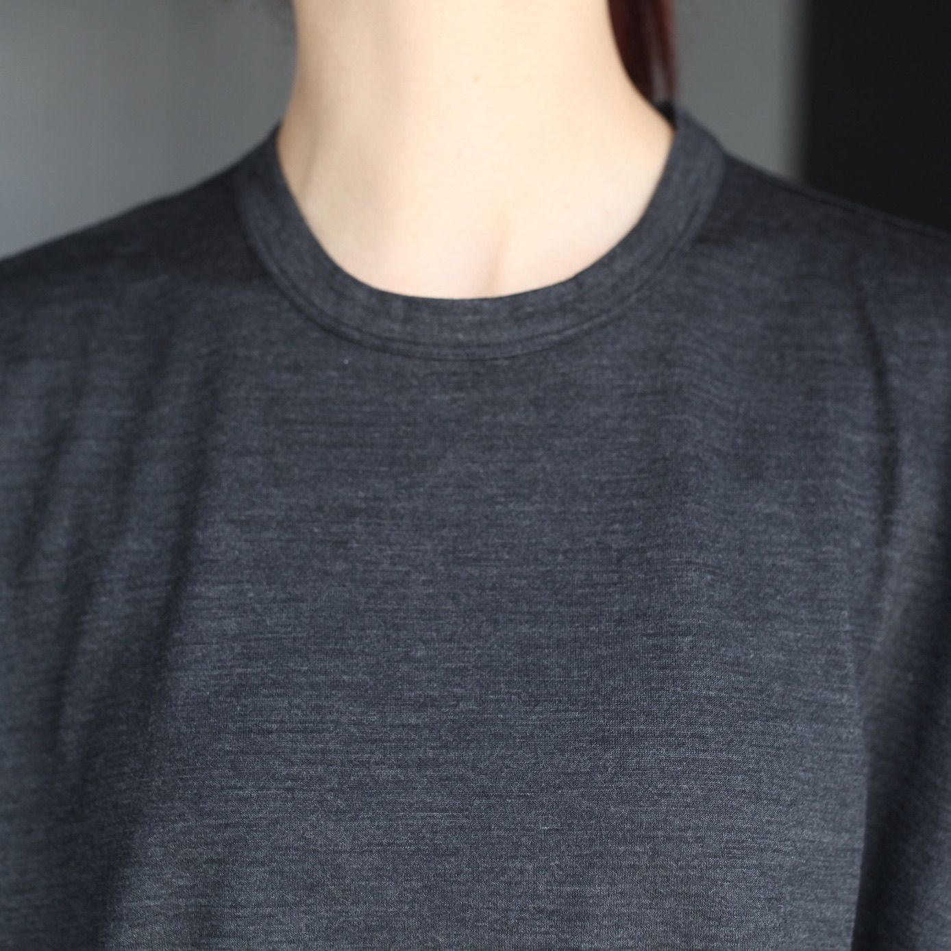 【残り一点】オーバーサイズリラックスウールL/S TEE