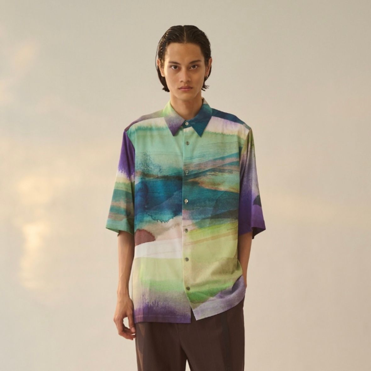 【残り一点】Regular Collar Half Sleeve Shirt