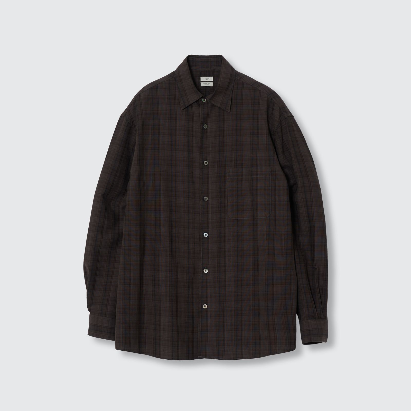 【残り一点】Cotton Rayon Plaid Relax Shirt