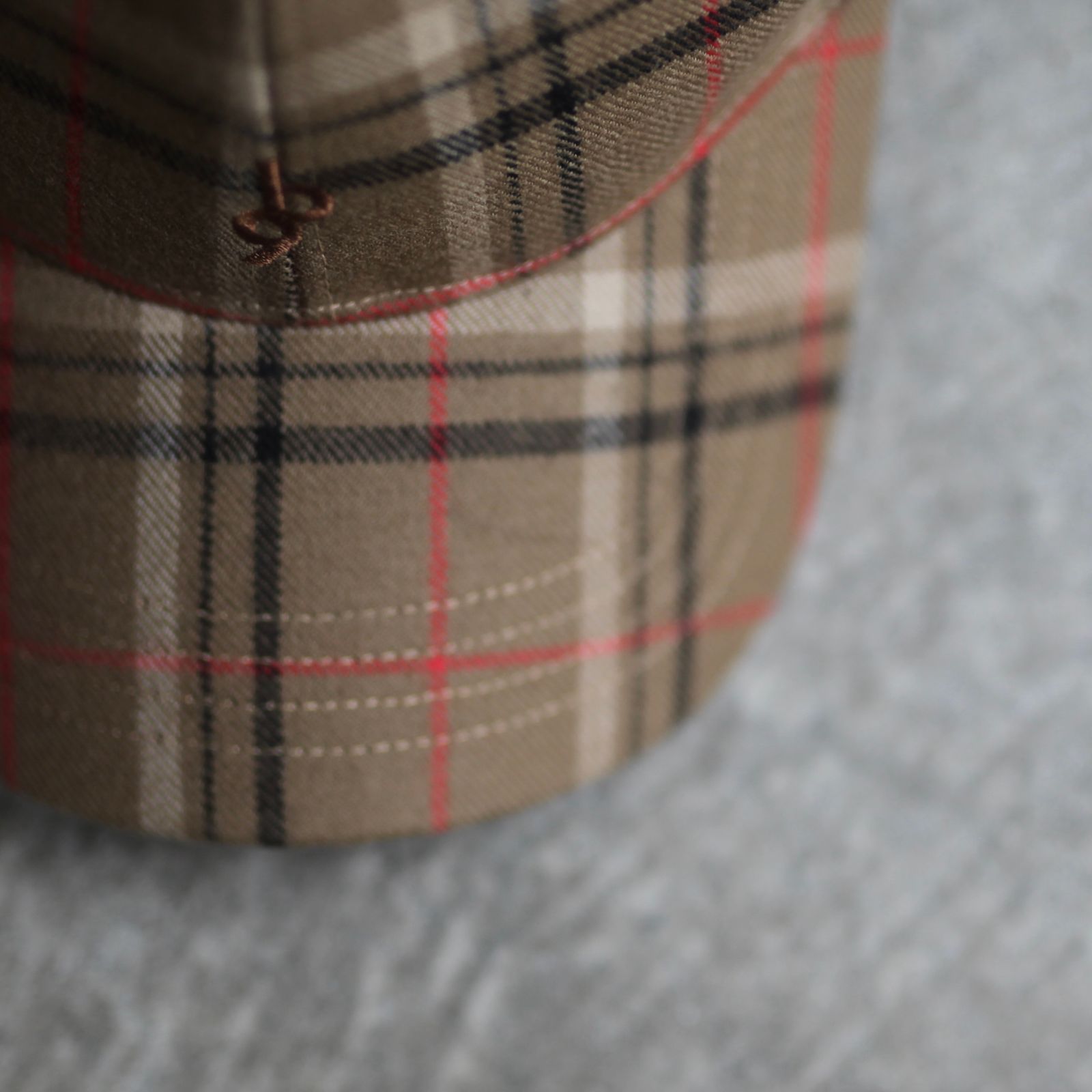 【残り一点】Saxony Check Wool Cap
