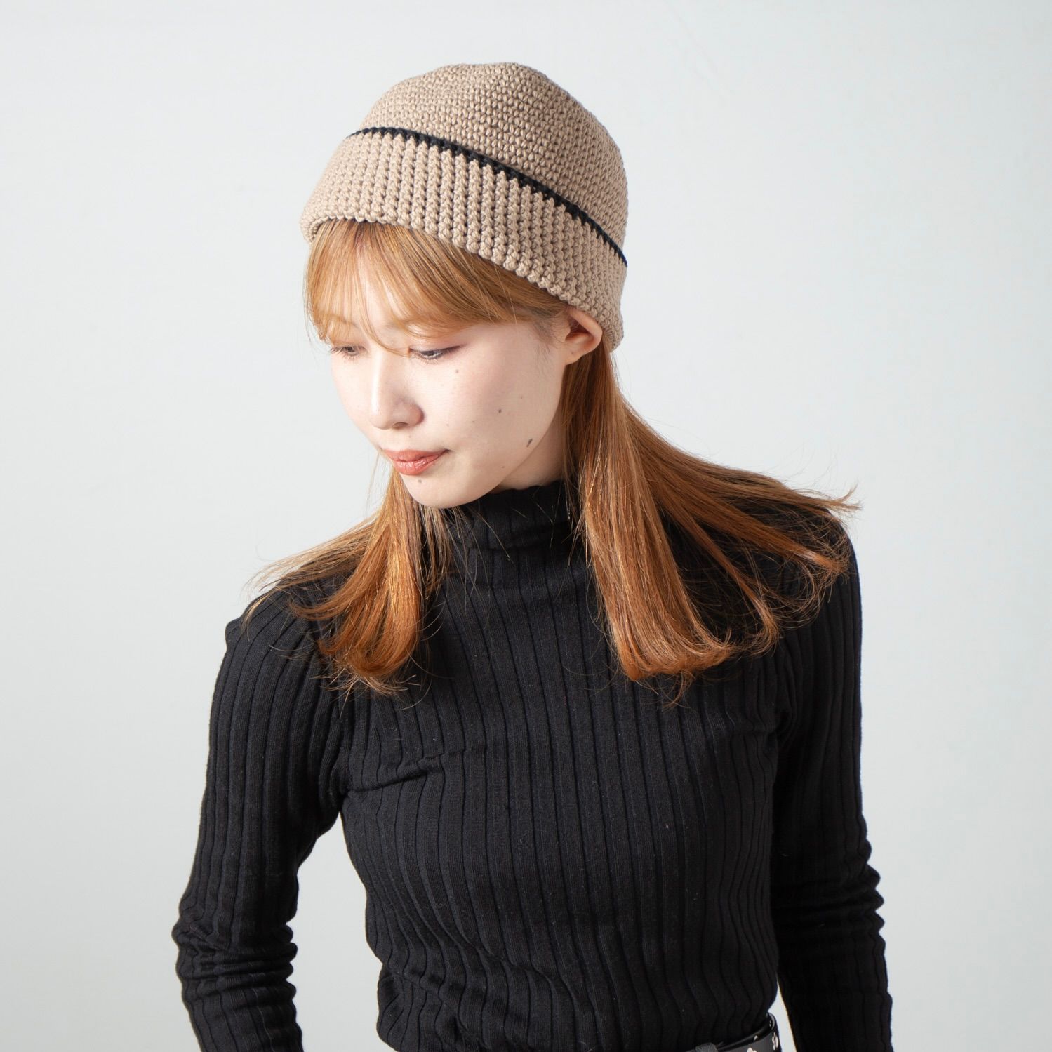【残りわずか】Hand Knit Crusher Cap