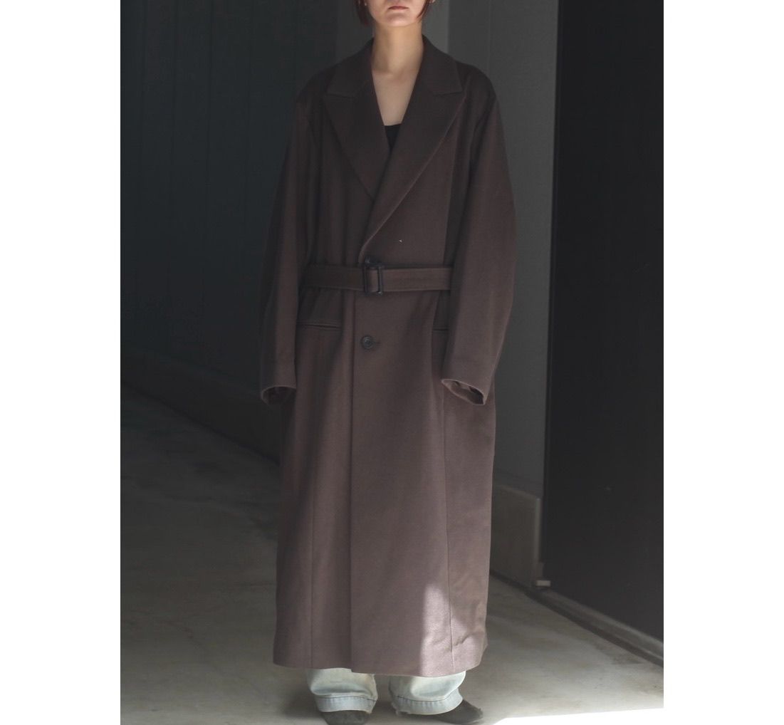 ssstein - 【残りわずか】Oversized Maxi Length Peak Lapel