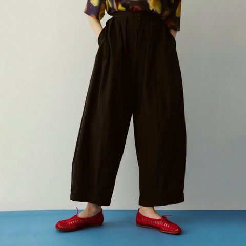 【残り一点】Many Tuck Cocoon Pants