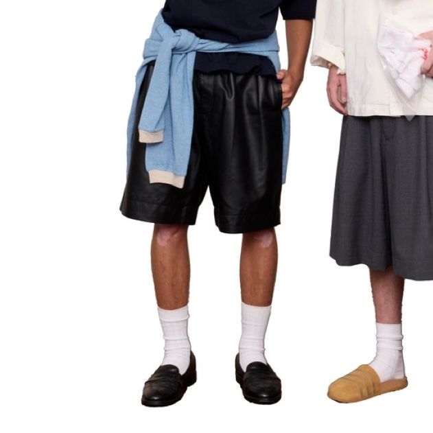 【残り一点】Leather Easy Shorts