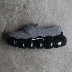 【残り一点】Jewelry Felt Loafer(LIGHT GRAY×BLACK)
