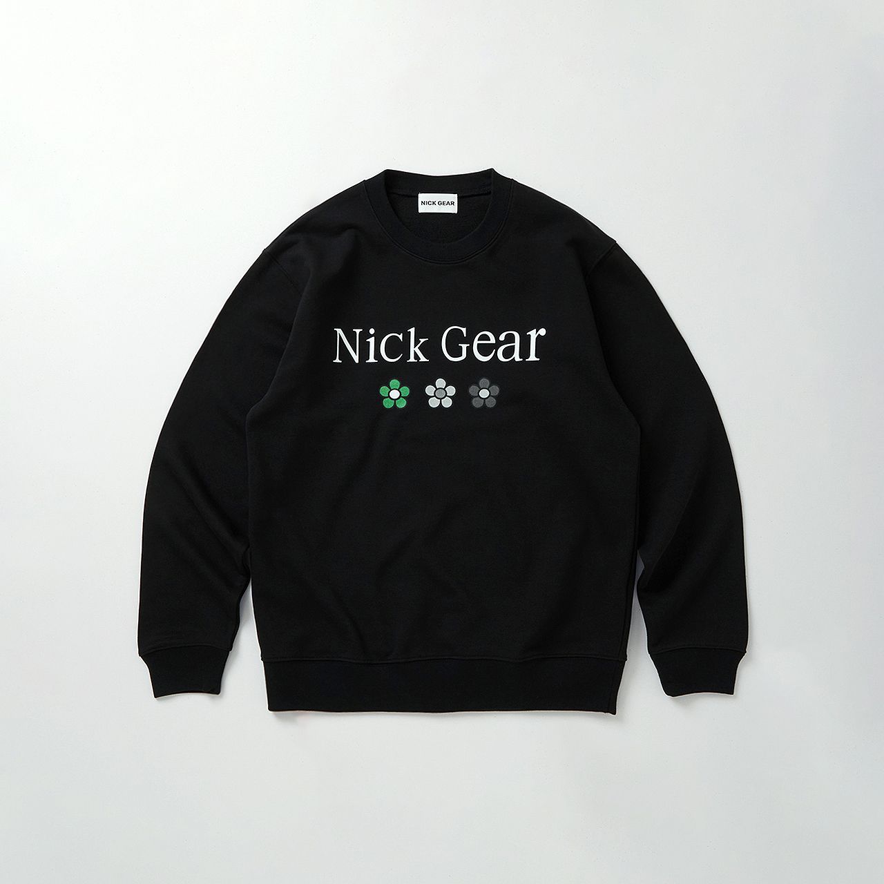 【残り一点】Flower Print Logo Sweat