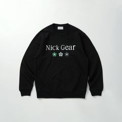 【残り一点】Flower Print Logo Sweat