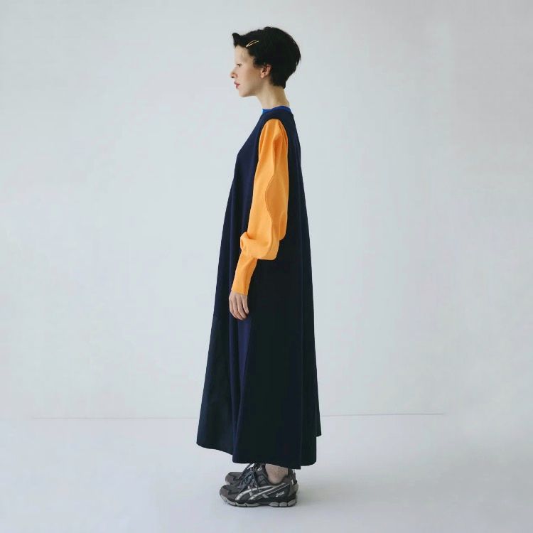 【残り一点】Mountain Sleeve Docking Dress